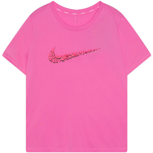 Textil Rapariga T-Shirt mangas curtas dress Nike FN9019 Rosa