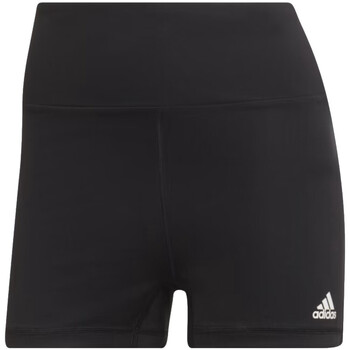 Textil Mulher Shorts / Bermudas logo adidas Originals HD6825 Preto