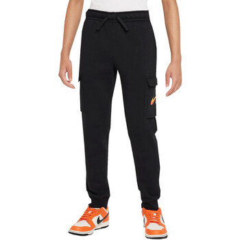 Textil Rapaz Calça com bolsos logo Nike FZ4718 Preto