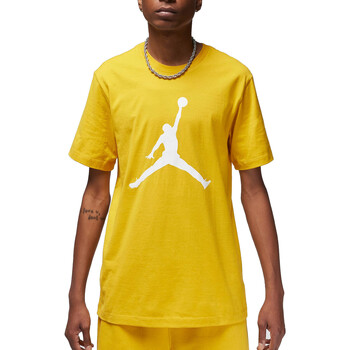 Textil Homem T-Shirt mangas curtas BQ4-1 Nike CJ0921 Amarelo