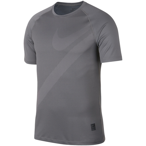 Textil Homem T-Shirt mangas curtas Nike AJ8850 Cinza