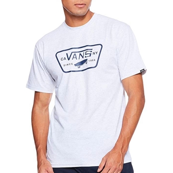 Textil Homem T-Shirt mangas curtas Vans Denim VN000QN8 Branco