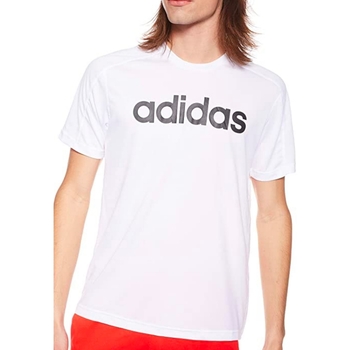 Textil Homem Mamalicious Weißes T-Shirt mit Schößchensaum adidas Originals DU1234 Branco