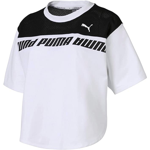 Textil Mulher T-Shirt mangas curtas Puma 854231 Branco