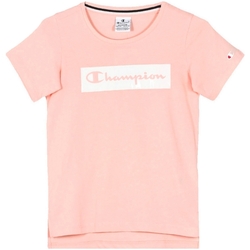 Textil Rapariga T-Shirt mangas curtas Champion 403595 Rosa