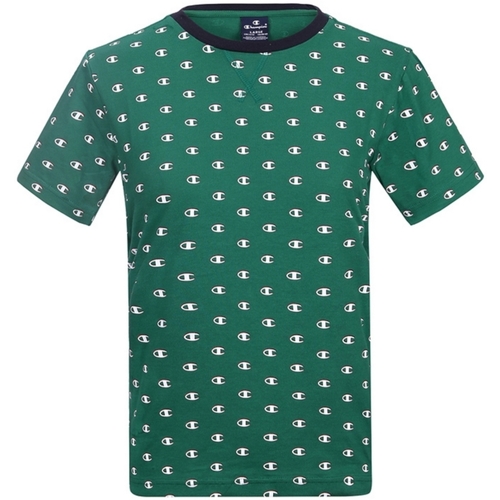 Textil Rapaz T-Shirt pointed curtas Champion 304971 Verde