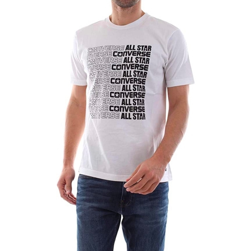 Textil Homem T-Shirt mangas curtas Converse 10017533 Branco