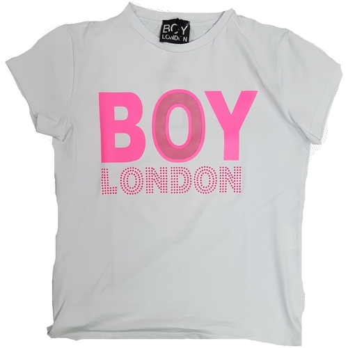 Textil Rapariga T-Shirt mangas curtas Boy London TSBLF9152J Branco