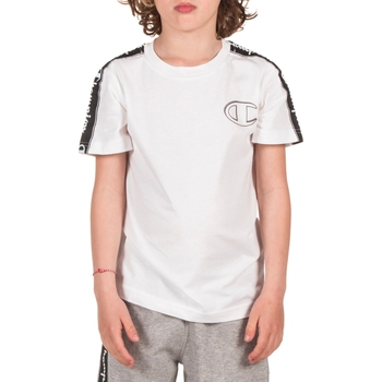 Textil Rapaz T-Shirt quilted mangas curtas Champion 305009 Branco