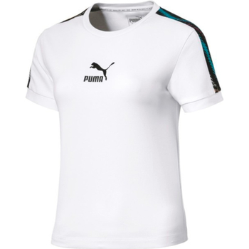 Textil Mulher T-Shirt mangas curtas Puma 579512 Branco
