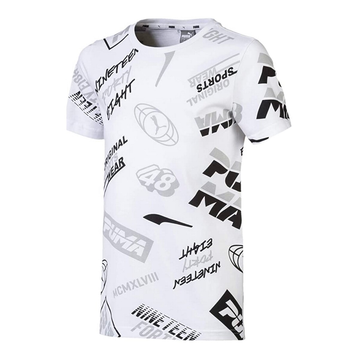 Textil Rapaz T-Shirt mangas curtas Puma 854390 Branco