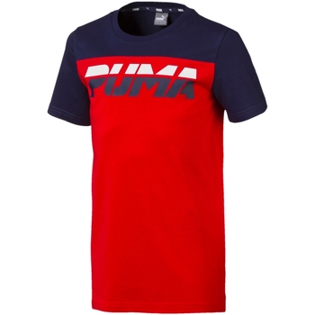 Textil Rapaz Bimba y Lola Beach-print shirt dress Puma 854383 Azul