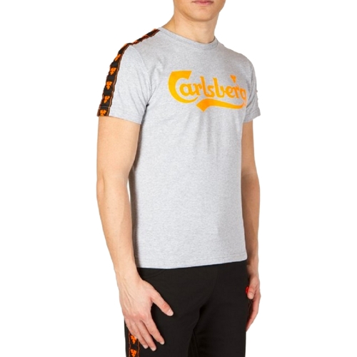 Textil Homem T-Shirt mangas curtas Carlsberg CBU3577 Cinza