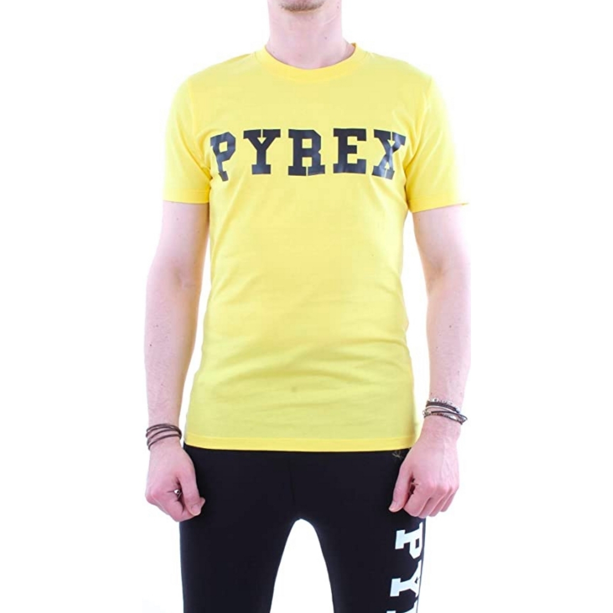 Textil Homem T-Shirt mangas curtas Pyrex 34200 Amarelo