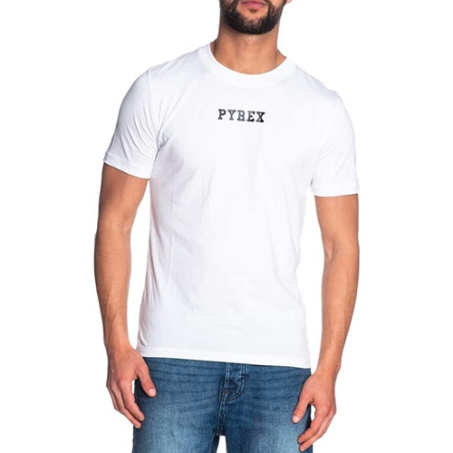 Textil Homem T-Shirt mangas curtas Pyrex 40124 Branco