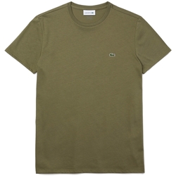 Textil Homem T-Shirt mangas curtas Lacoste TH6709 Verde