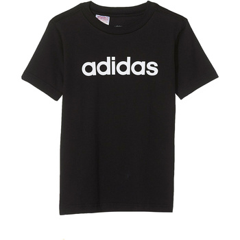 Textil Rapaz T-Shirt mangas curtas black adidas Originals DV1811 Preto