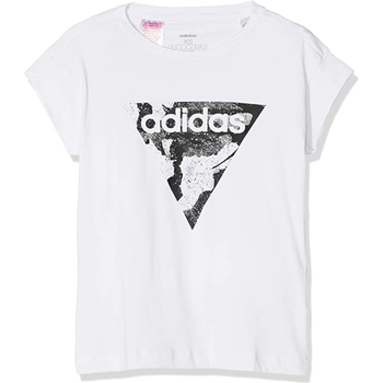 Textil Rapaz T-Shirt mangas curtas images adidas Originals DV0338 Branco
