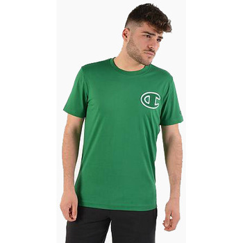 Textil Homem T-shirt mangas compridas Champion 213251 Verde