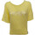 Textil Mulher T-Shirt mangas curtas Two Play 70098 Amarelo