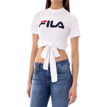 Textil Mulher T-Shirt mangas curtas band Fila 681926 Branco