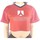 Textil Mulher T-Shirt mangas curtas Balements BMD409 Vermelho
