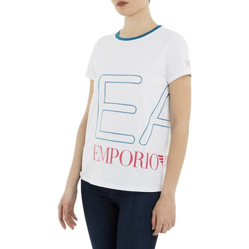 Textil Mulher T-Shirt mangas curtas Emporio Armani EA7 3GTT59-TJ29Z Branco