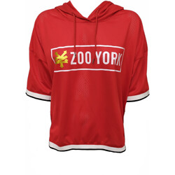 Textil Mulher T-Shirt mangas curtas Zoo York WZY-238 Vermelho