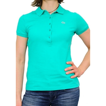 Textil Mulher T-shirt mangas compridas Lacoste PF6949 Verde