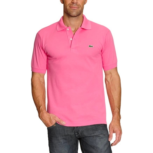 Textil Homem Mango Denim Pocket Shirt Lacoste L1212 Rosa