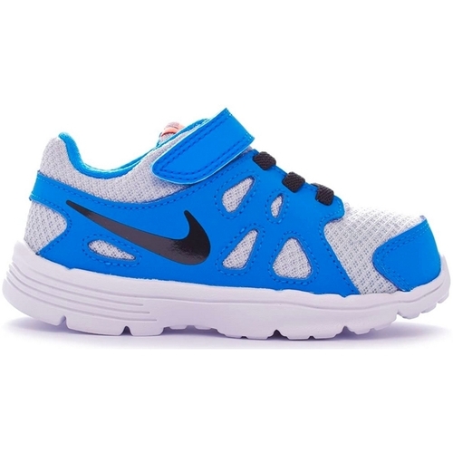 Sapatos Rapaz Nike Air More Tempo White Gray Silver 312971 101 Sz 13 Nike 555084 Azul