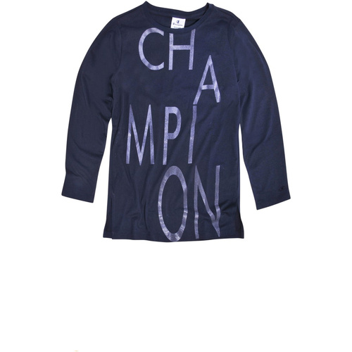 Textil Mulher T-shirt mangas compridas Champion 110921 Azul