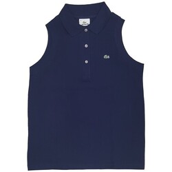 Textil Mulher Polos mangas curta natural Lacoste L1430 Azul