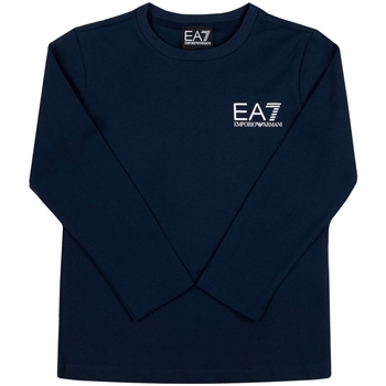 Textil Rapaz T-shirt mangas compridas Emporio Armani EA7 6GBT52-BJ02Z Azul