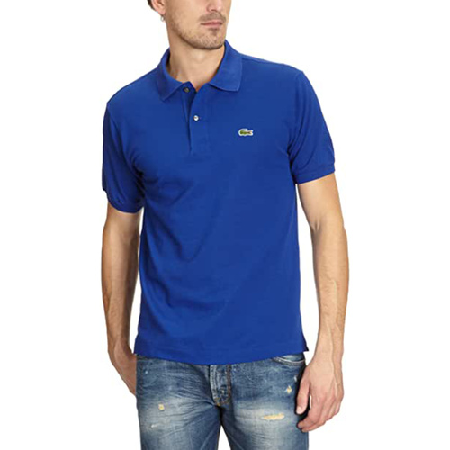 Textil Homem Lacoste Poloshirt mit Logo Grün Lacoste L1212 Azul