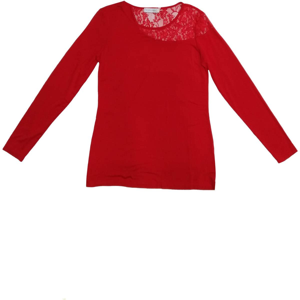 Textil Mulher OVS T-shirt in cotone JT832 Vermelho