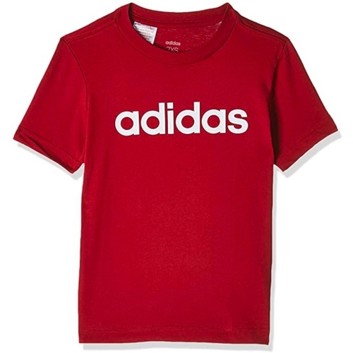 Textil Rapaz T-Shirt mangas cross oregon adidas Originals EI7989 Vermelho