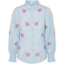 Textil Mulher Tops / Blusas Y.a.s YAS Camisa Bella L/S - Omphalodes Rosa