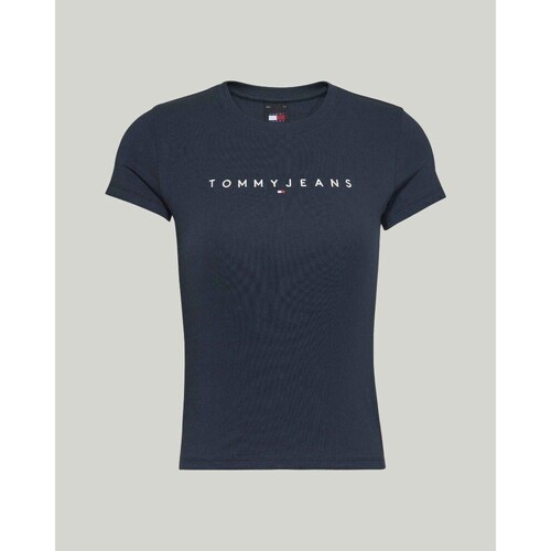 Textil Mulher T-shirts e Pólos Tommy Hilfiger DW0DW17361C1G Azul