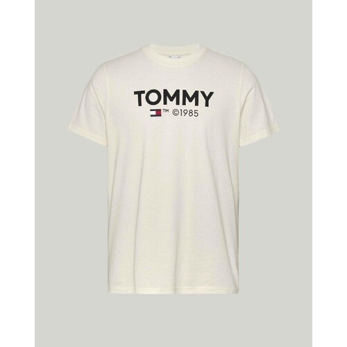 Textil Homem T-Shirt mangas curtas Tommy Hilfiger DM0DM18264YBH Branco