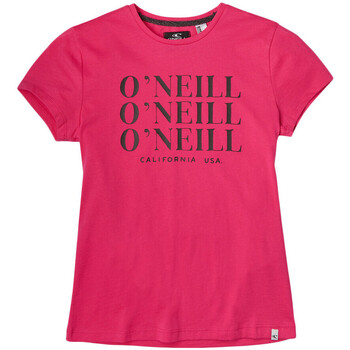 Textil Rapariga T-Shirt mangas curtas O'neill  Rosa