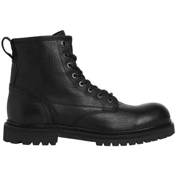 Jack & Jones Buckley Leather Boot Preto