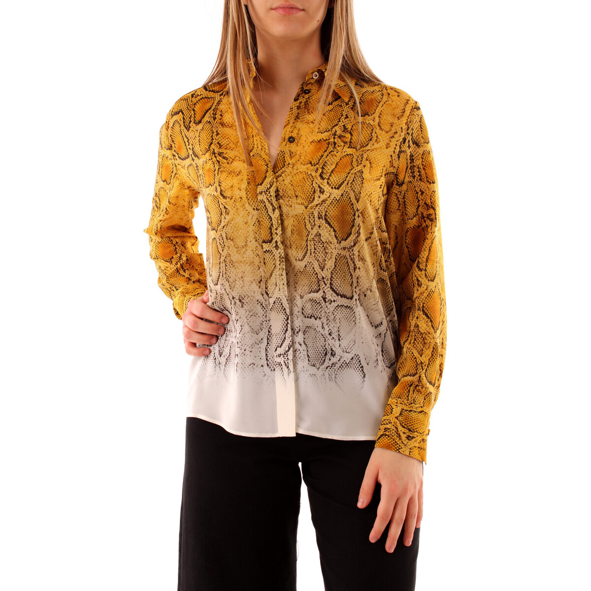 Textil Mulher camisas Maxmara Studio ADELFI Amarelo