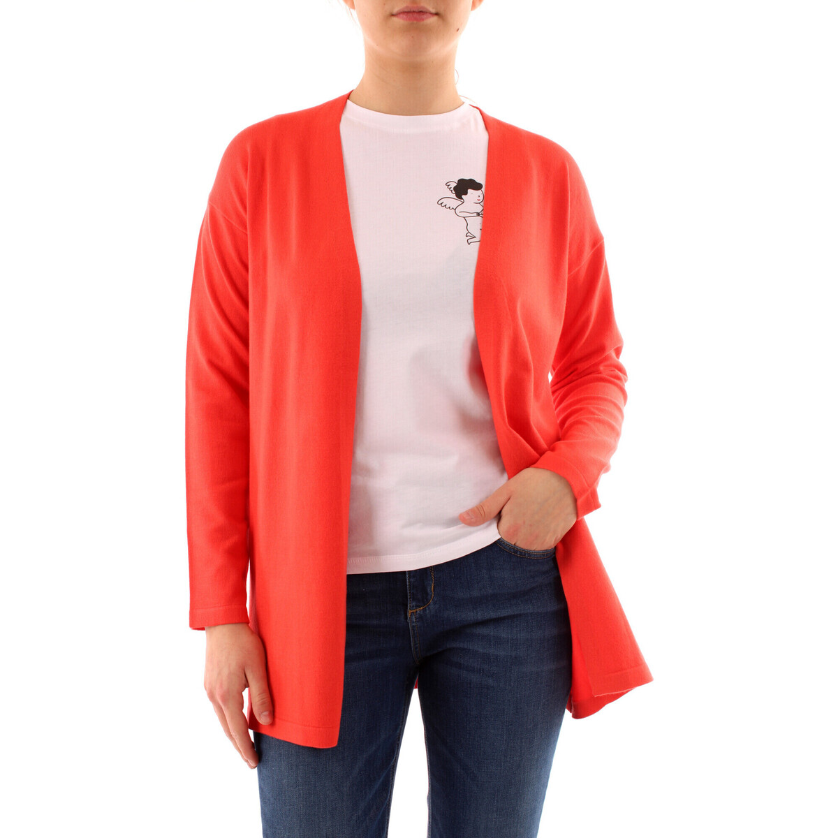 Textil Mulher Sweats Emme Marella STIGMA Vermelho