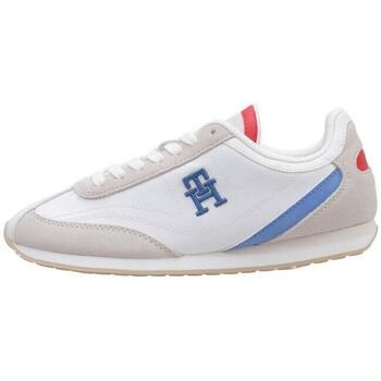 Sapatos Mulher Sapatilhas Tommy Hilfiger TH HERITAGE RUNNER Branco