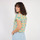Textil Mulher T-Shirt mangas curtas Oxbow Top CANIHI Verde