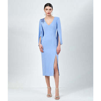 Textil Mulher Vestidos Sonia Pena 11240008A-3-48 Azul