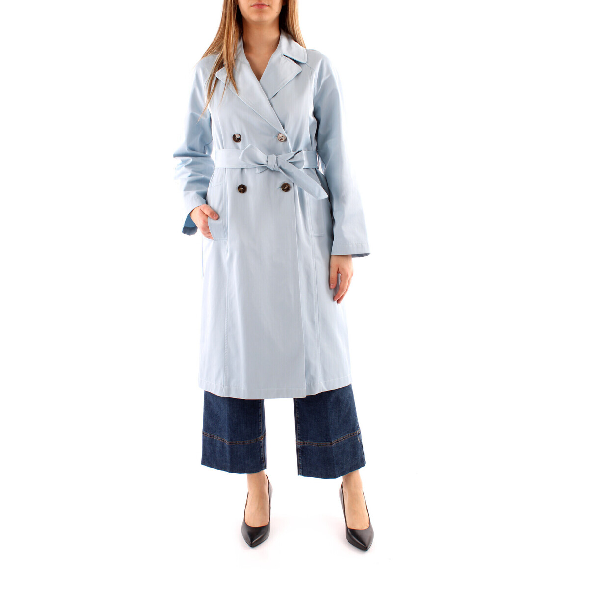 Textil Mulher Trench Emme Marella GALLES Azul