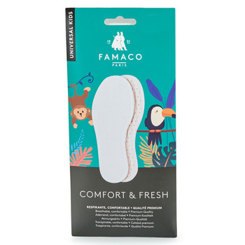 Acessórios Criança Toalha e luva de banho Famaco Semelle confort & fresh T31 Branco