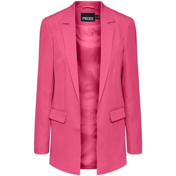 Textil Mulher Casacos  Pieces 17114792 BOSSY-HOT PINK Rosa